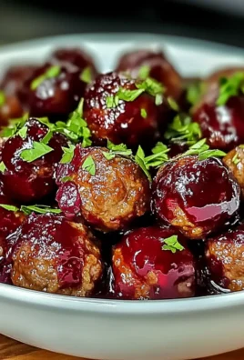 Christmas Cranberry Meatballs
