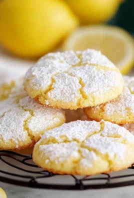Christmas Chewy Lemon Crinkle Cookies
