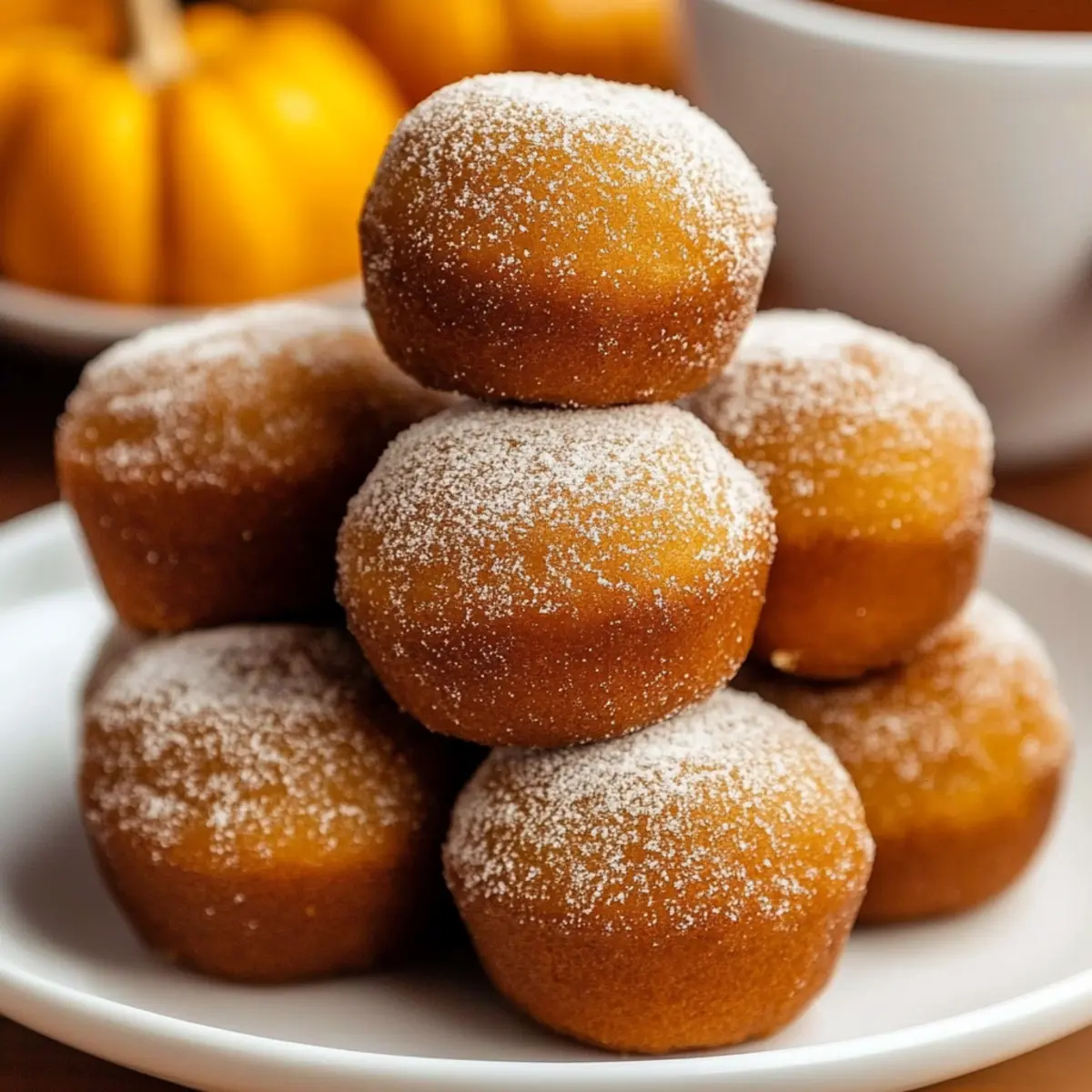Mini Pumpkin Donut Muffins