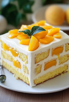 Christmas Coconut Mango Chiffon Cake