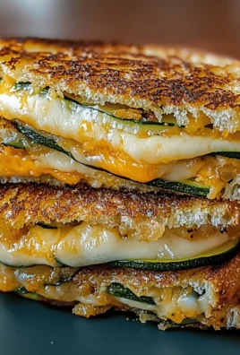 Crispy Zucchini Grilled Cheese Melt