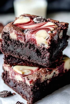 Christmas Red Velvet Oreo Swirl Brownies