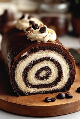 Mocha Roll Cake