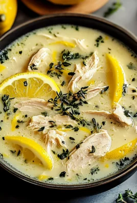 Avgolemono Lemon Chicken Soup