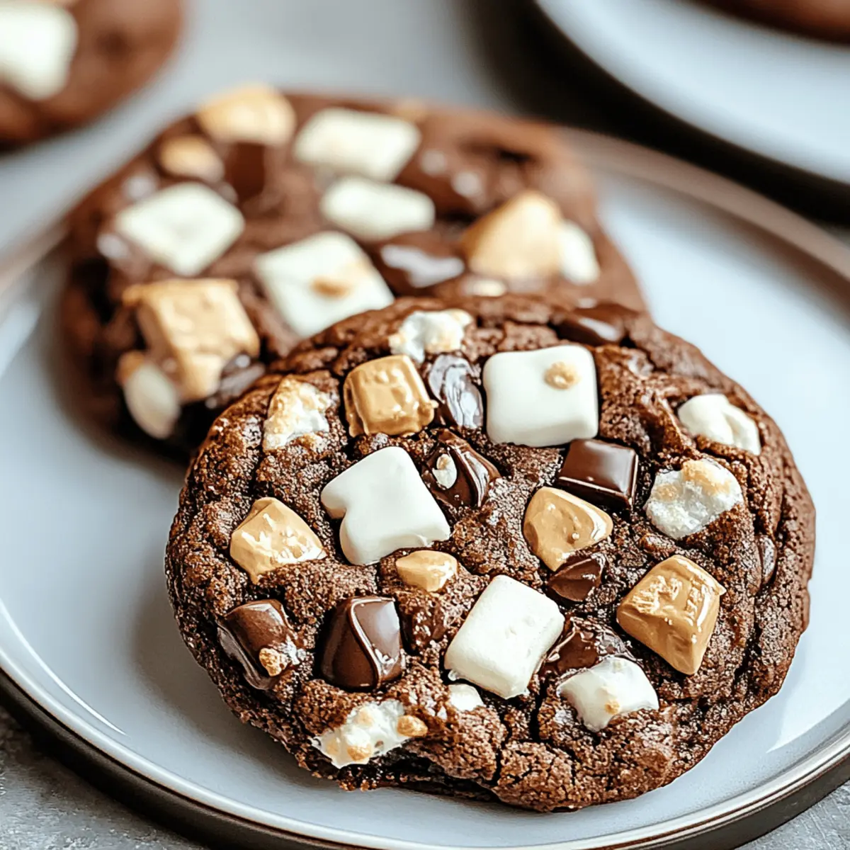 Easy Rocky Road Cookies