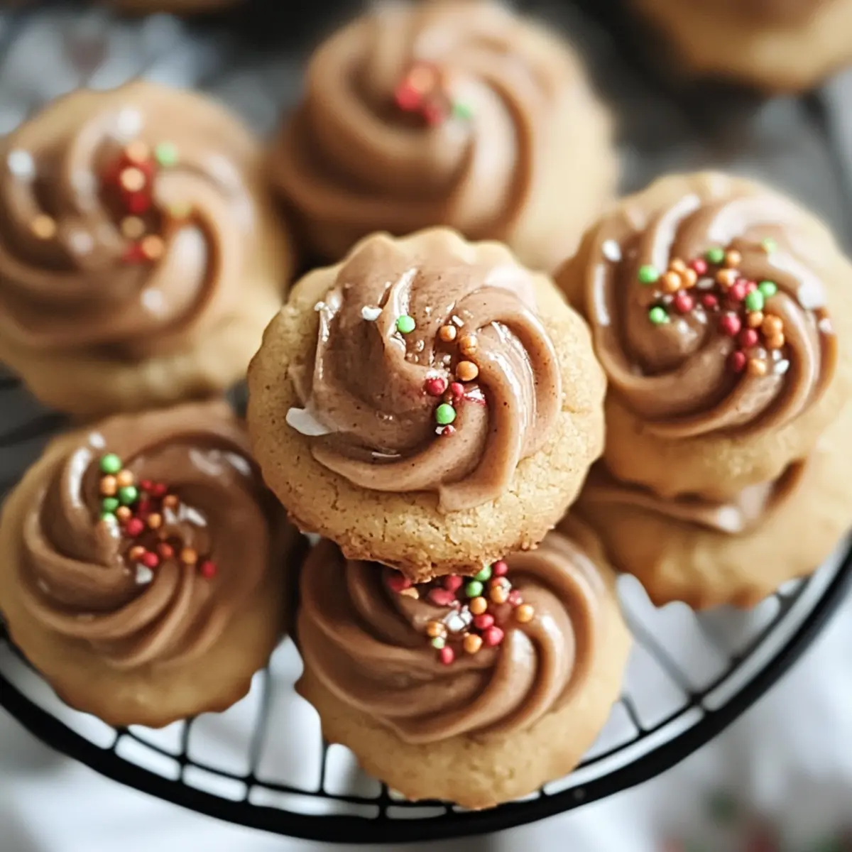 Christmas Coffee Butter Cookies