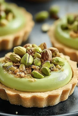 Dreamy Mini Pistachio Cream Tartlets