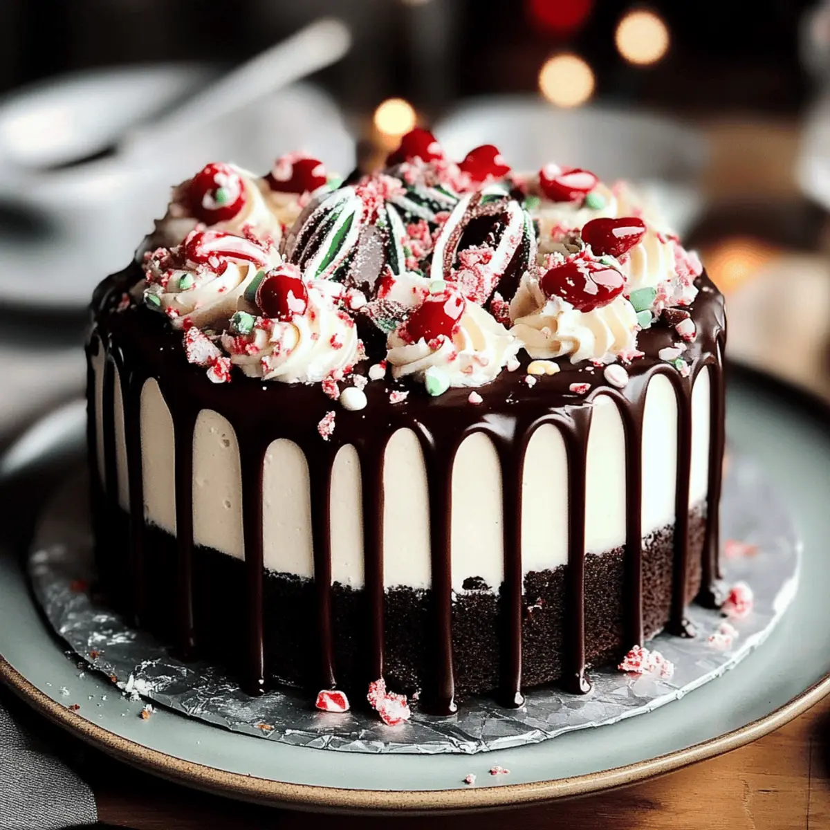 Chocolate Peppermint Cake