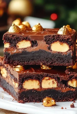 Christmas Snickers Brownies