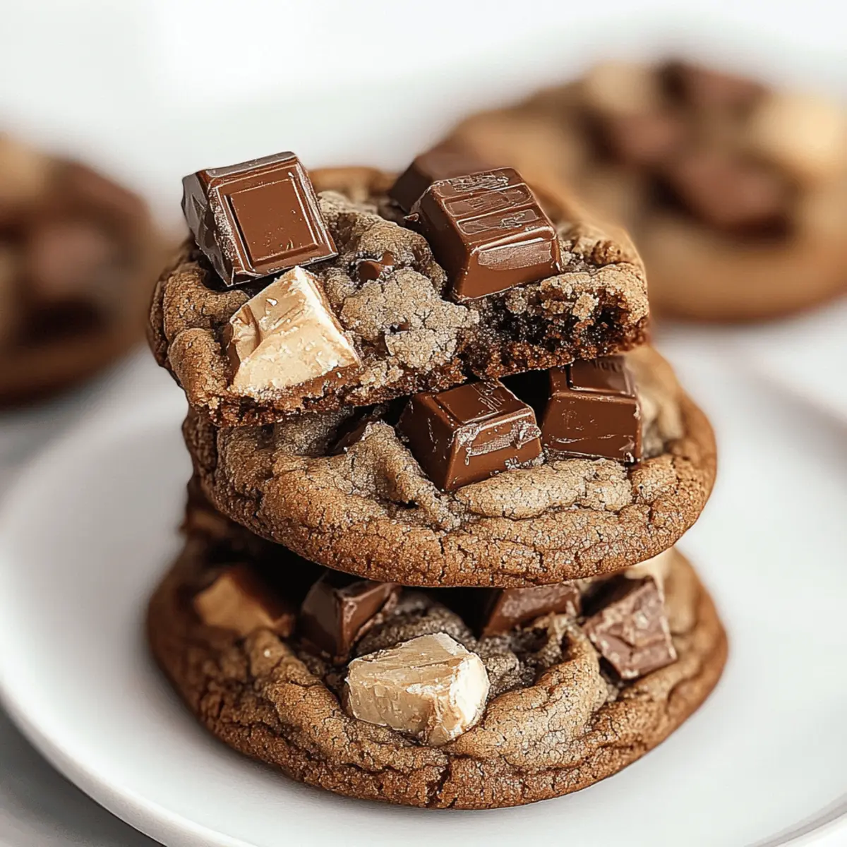 Soft & Chewy Kit Kat Chunk Cookies