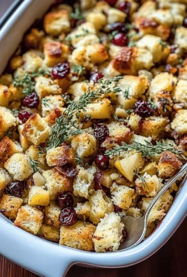 Christmas Cranberry Apple Stuffing
