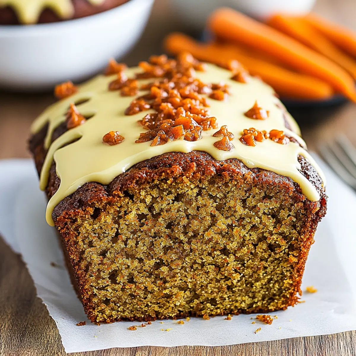 Christmas Carrot Cake Loaf