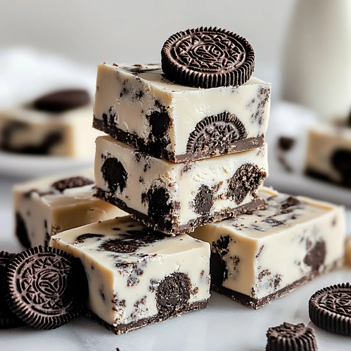 Christmas Oreo Fudge