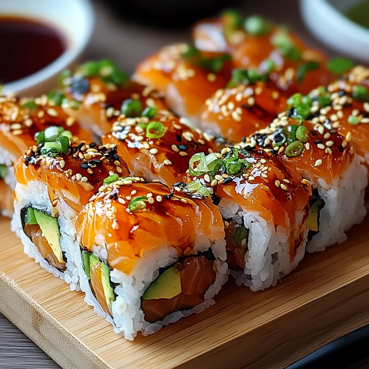 Spicy Salmon Sushi Bake