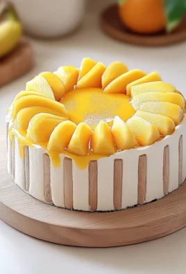 Mango Charlotte Cake