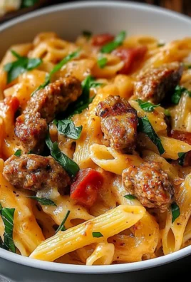 Spicy Cajun Beef Sausage Pasta