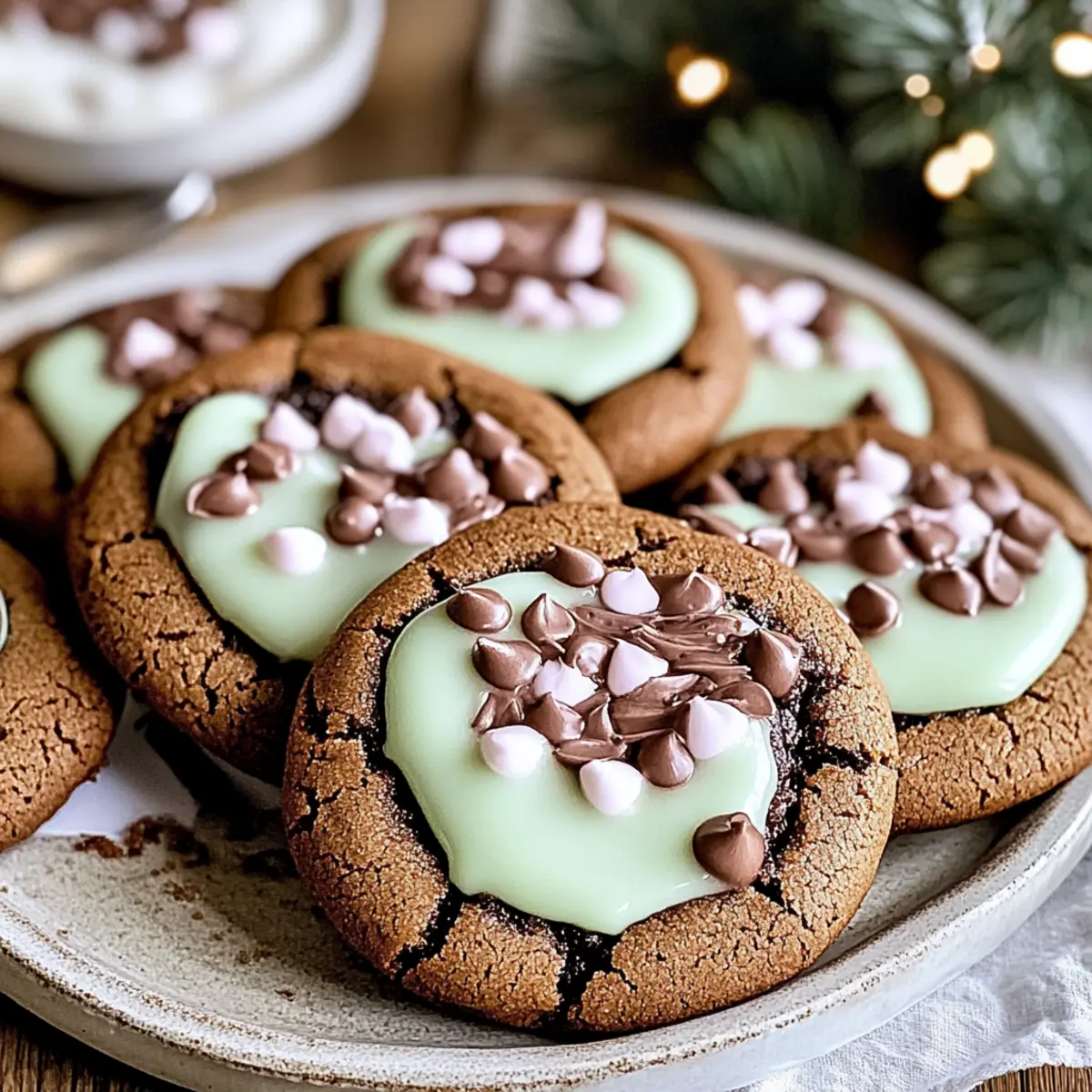 Holiday Black Bottom Cookies