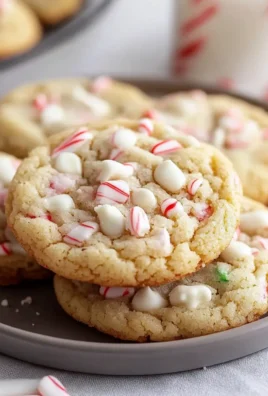 Peppermint White Chocolate Pudding Cookies