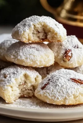 Buttery Pecan Snowball Cookies