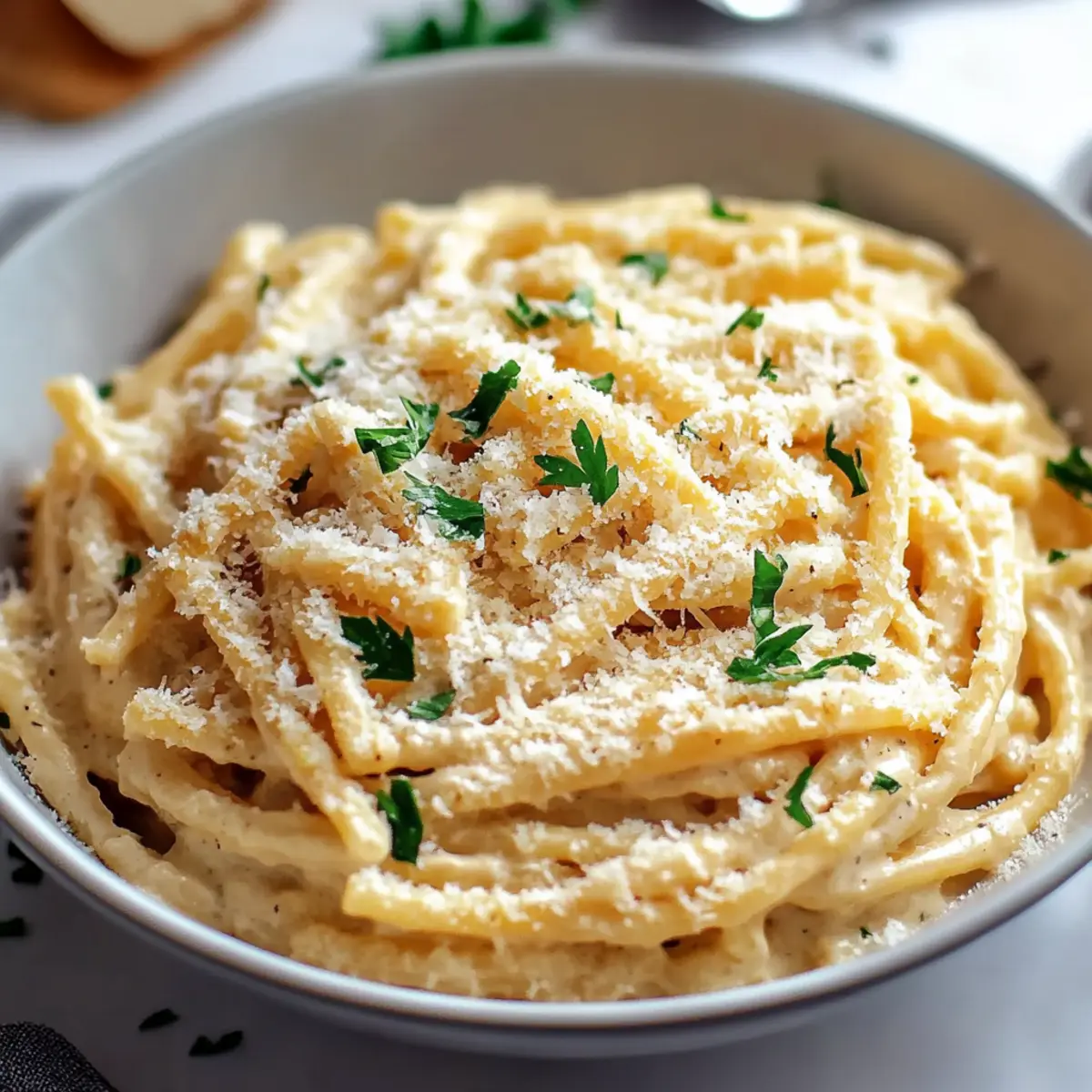 One Pot Creamy Garlic Pasta