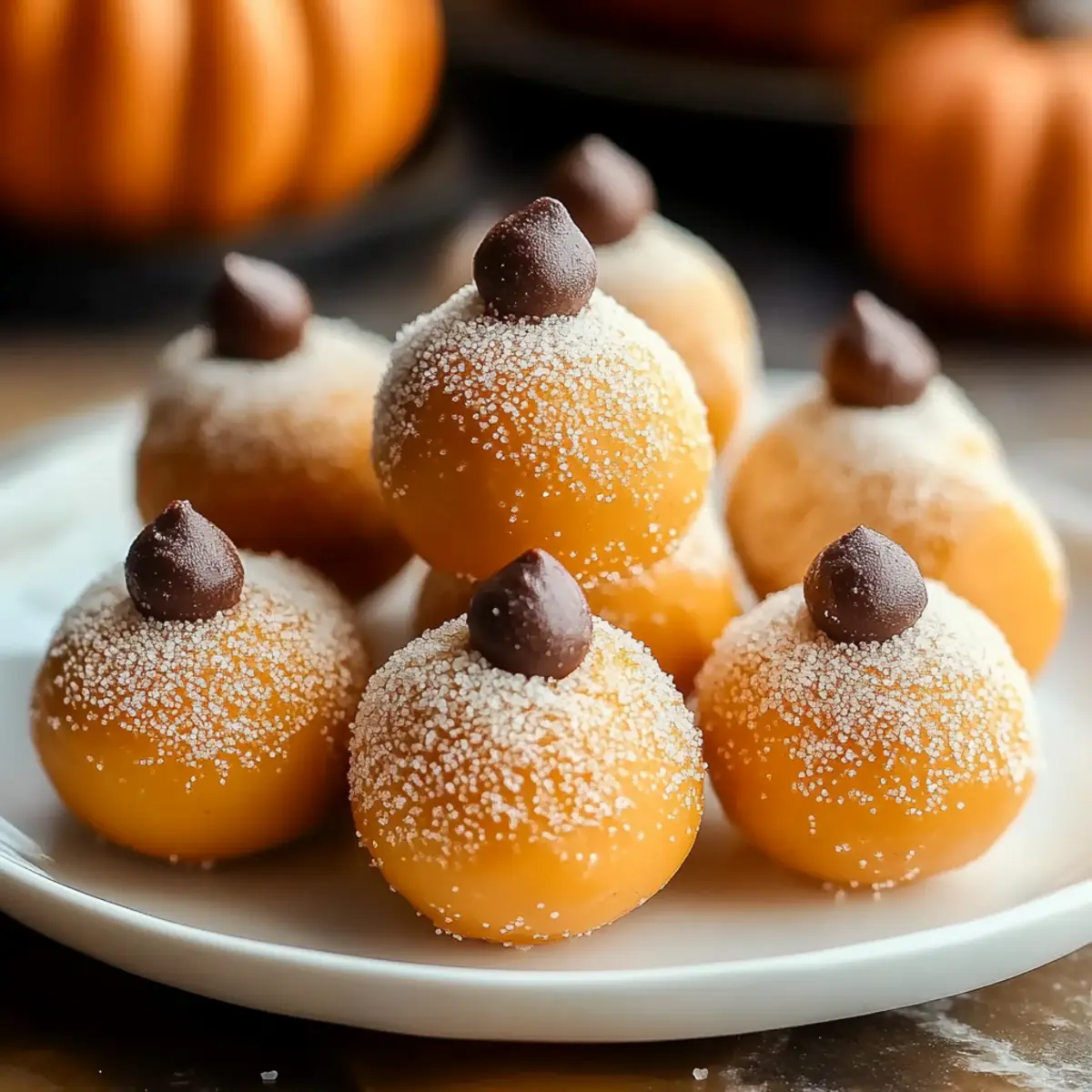 Pumpkin Cheesecake Truffles