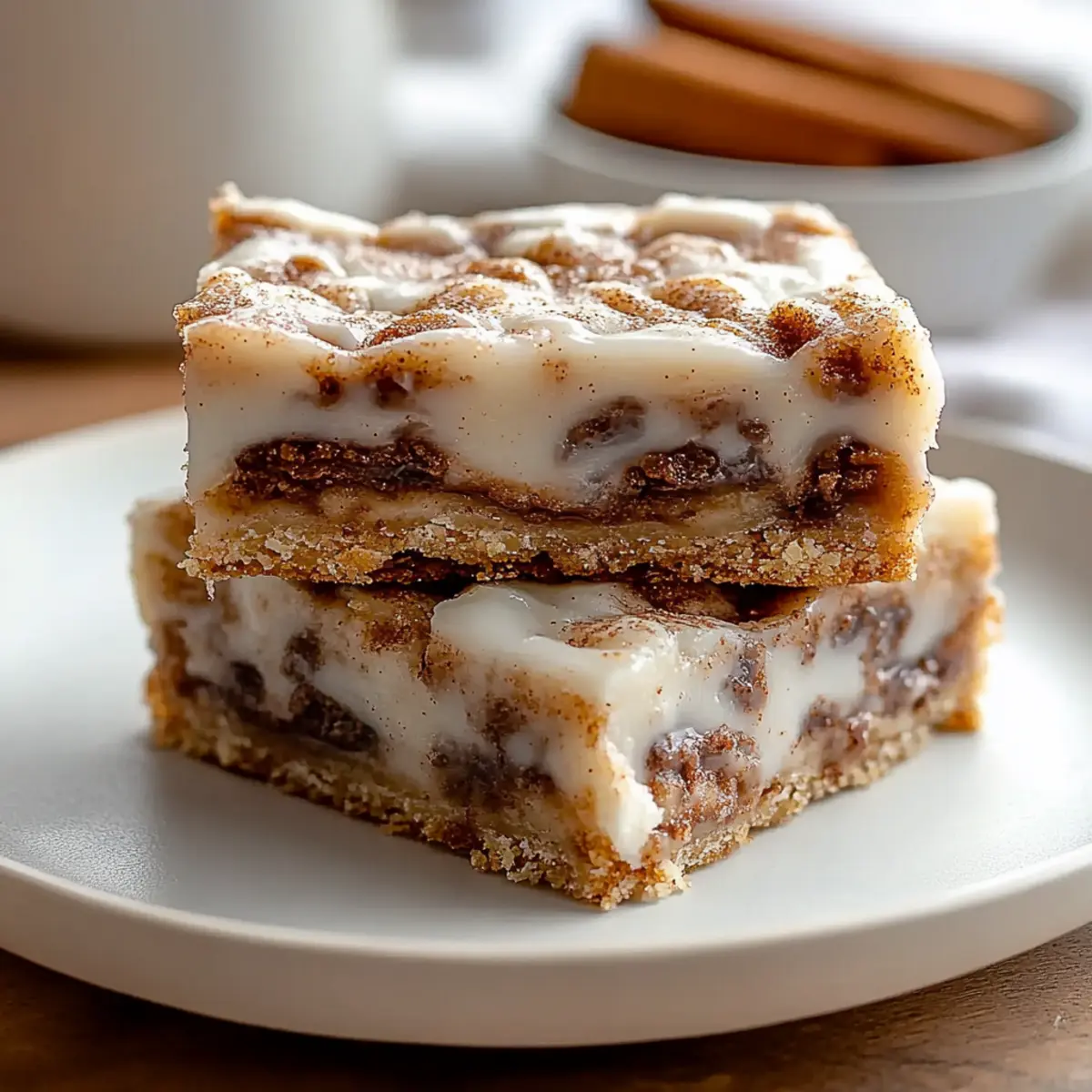 Cinnamon Roll Bliss Bars