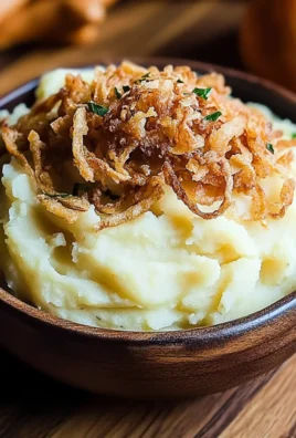 Buttermilk Mashed Potatoes with Crispy Onions