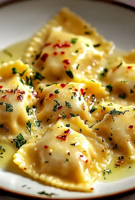 Lobster Ravioli in Lemon Butter Sauce