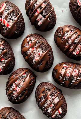 Chocolate Peppermint Madeleines
