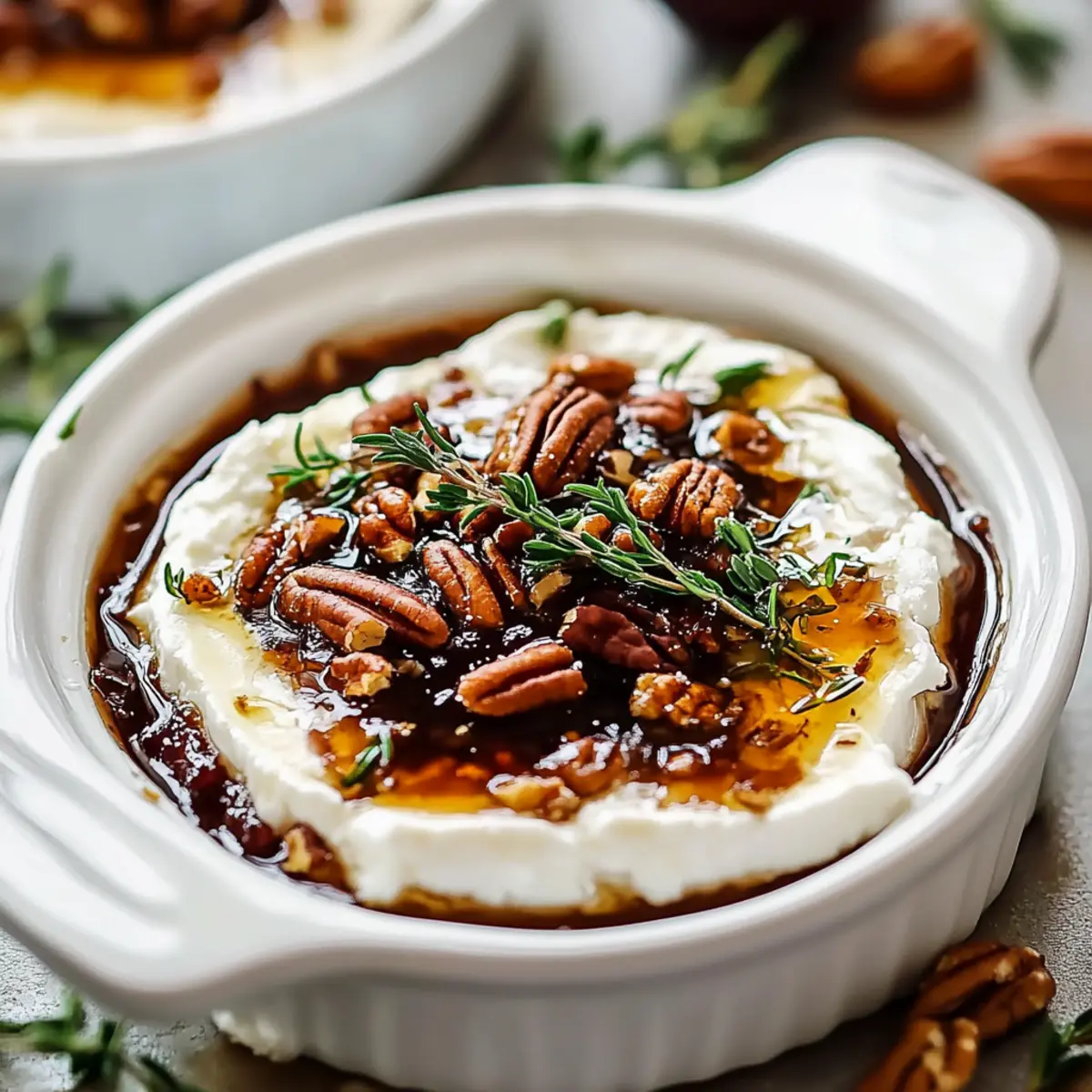 Goat Cheese Appetizer with Fig Jam & Pecans