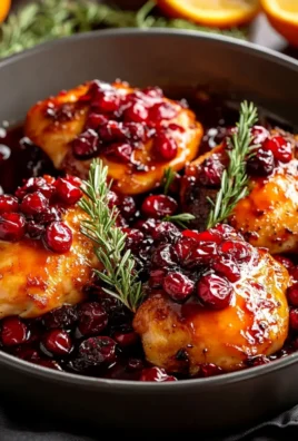 Skillet Cranberry Orange Chicken