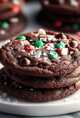Double Chocolate Peppermint Cookies