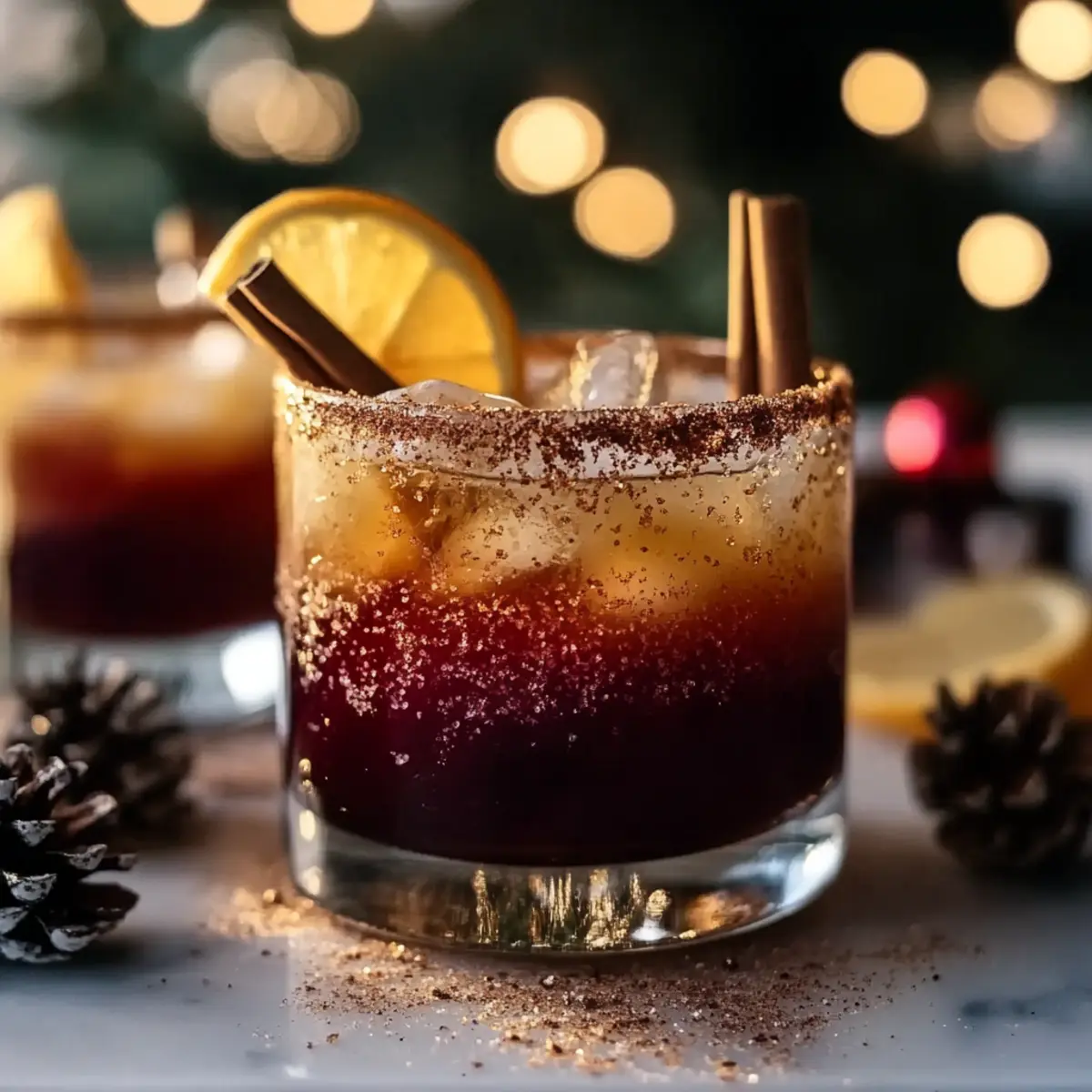Festive Spiced Christmas Margarita