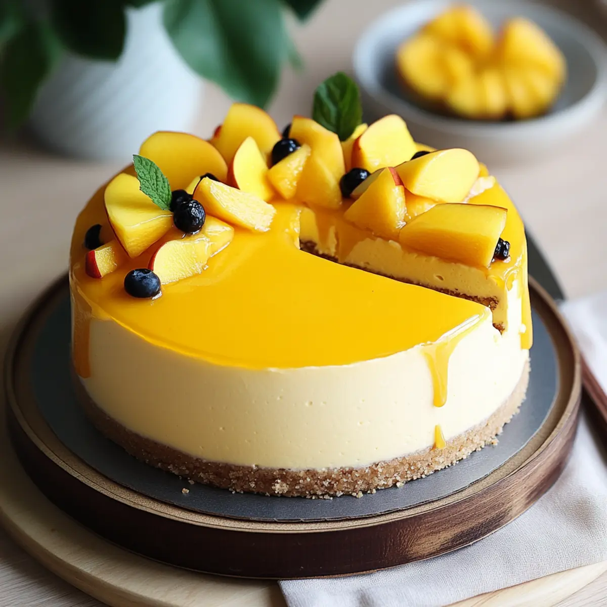 Mango Mousse Cake