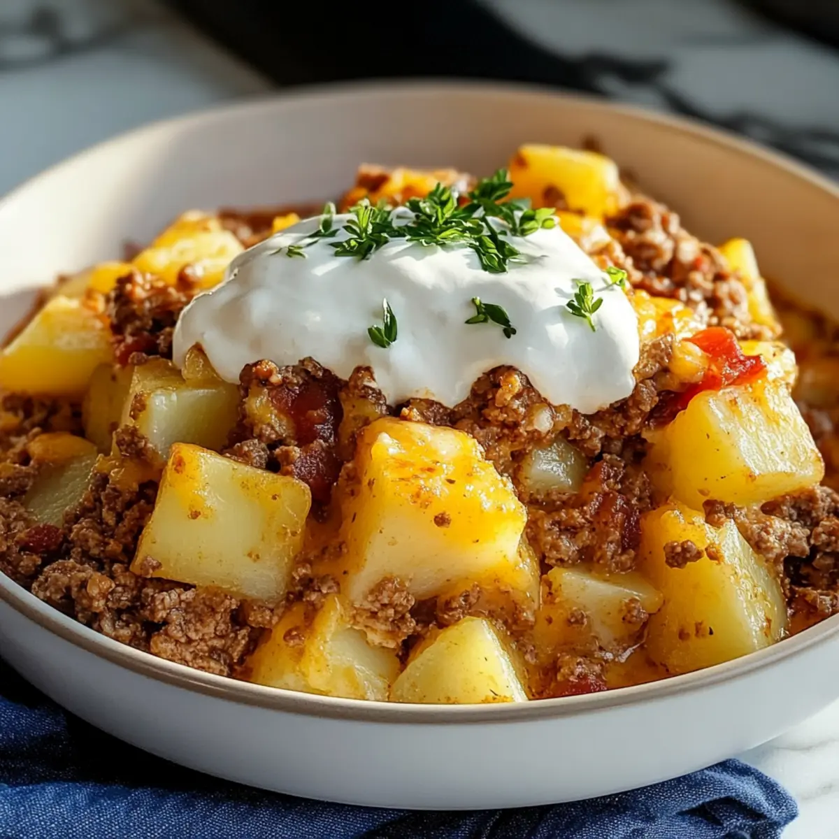 Ground Beef Potatoes Casserole