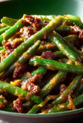 Crack Green Beans with Beefy Flavor