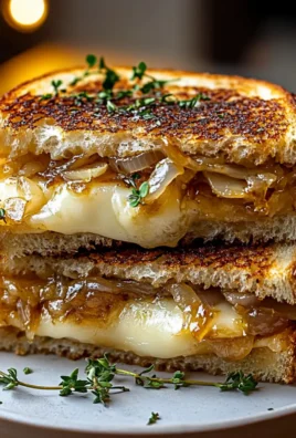 Pear Apple Grilled Cheese with Caramelized Onions