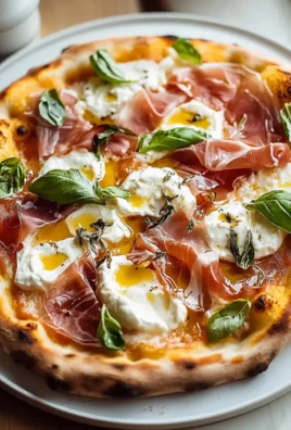 Prosciutto And Honey Burrata Pizza