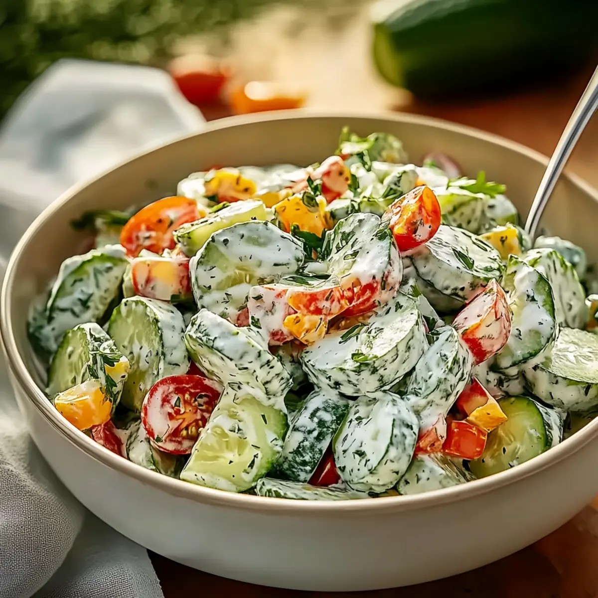 Cucumber Ranch Crack Salad