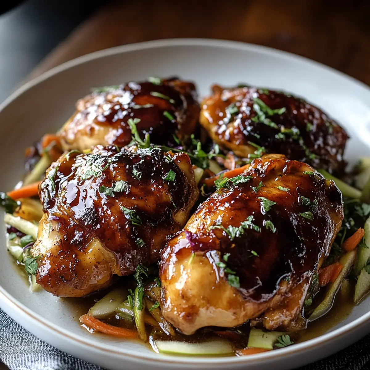 Sticky Apple Cider Chicken Recipe