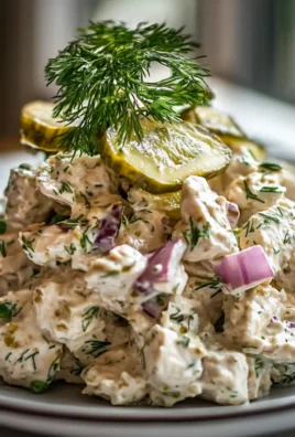 Savory Dill Pickle Chicken Salad