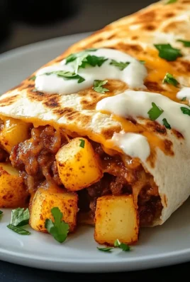 Cheesy Potato Burritos