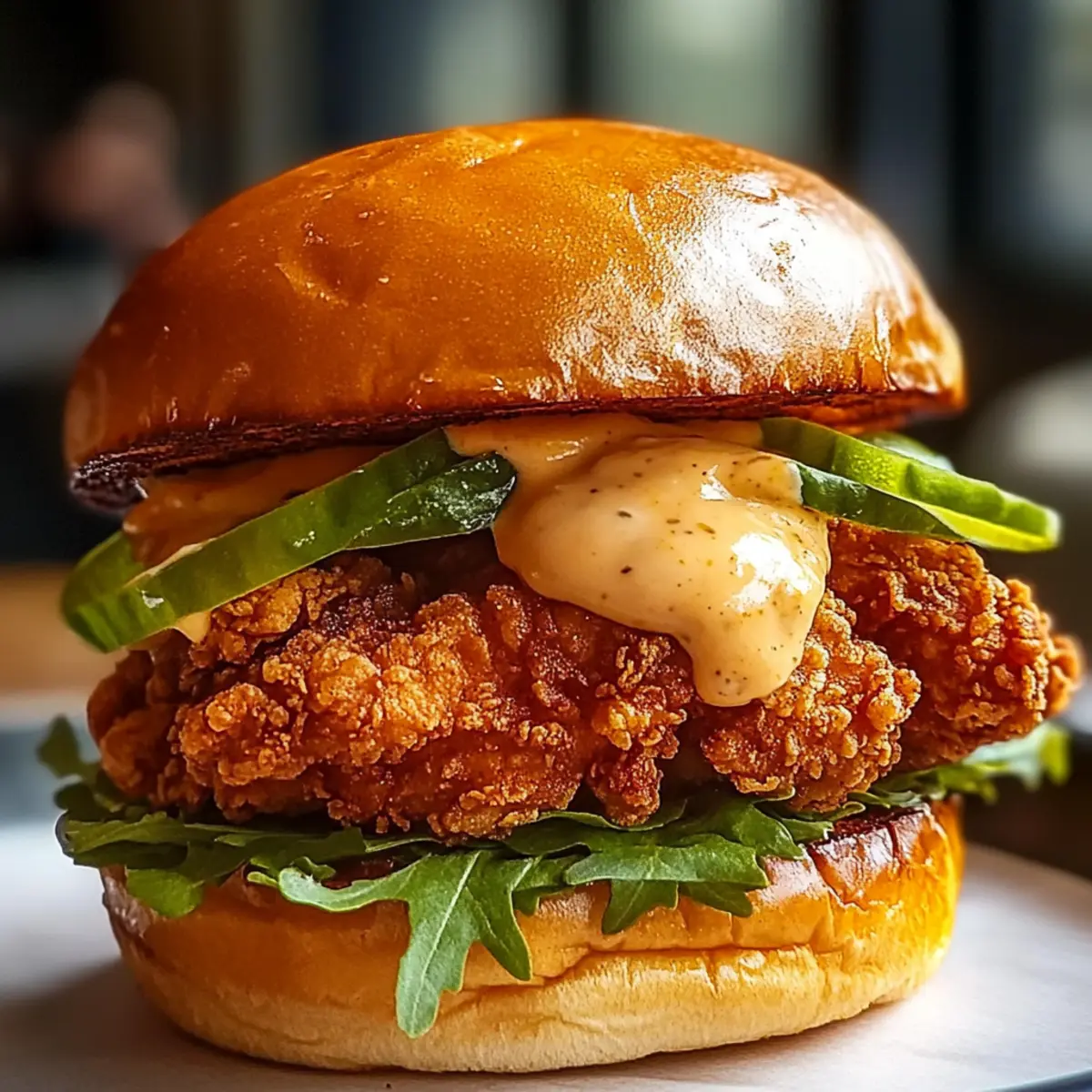Spicy Buttermilk Fried Chicken Sandwich