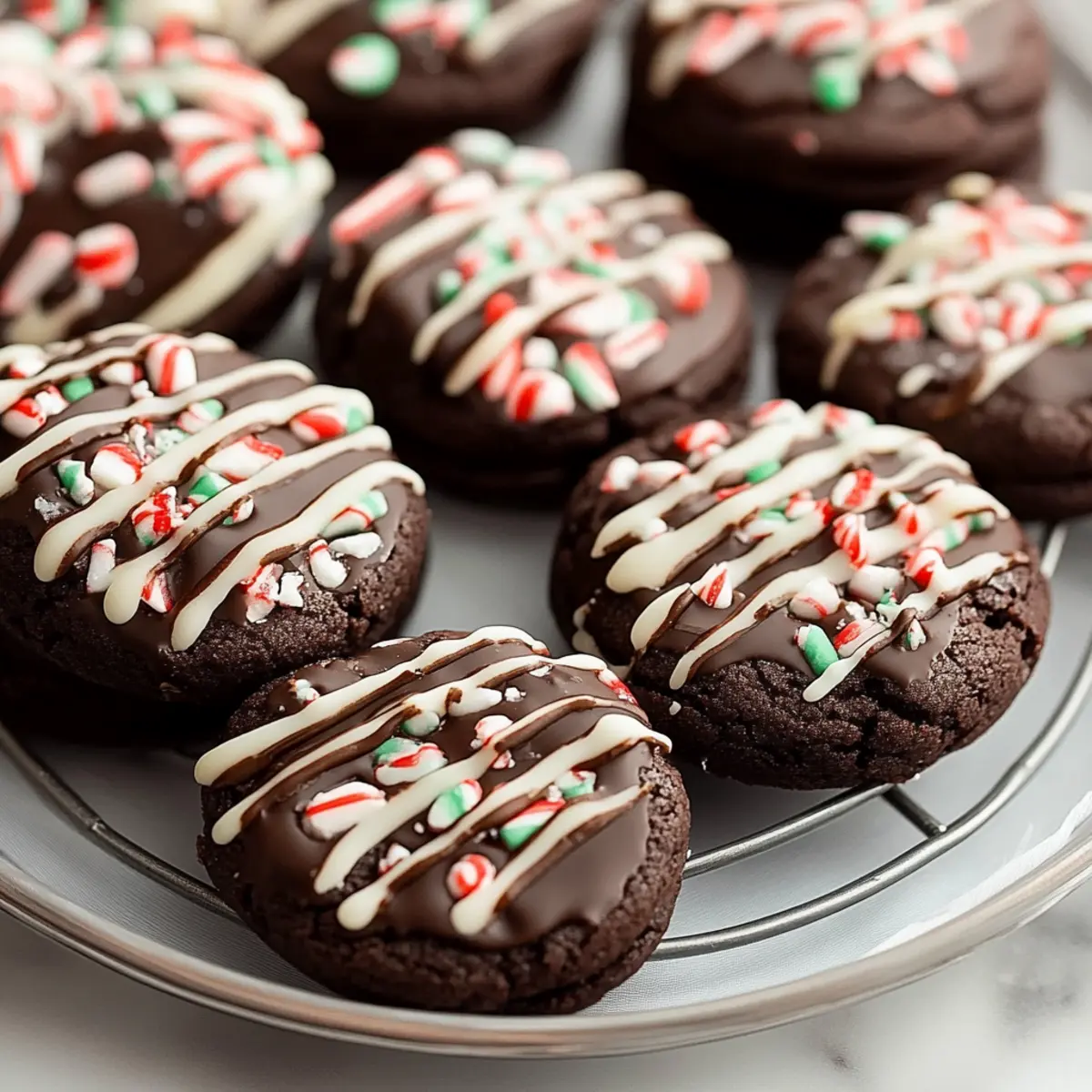 Peppermint Bark Cookies