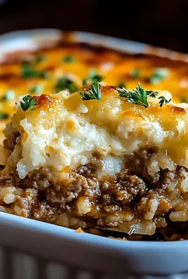 Savory French Onion Ground Beef and Rice Casserole