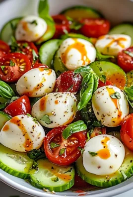 Cucumber Caprese Salad