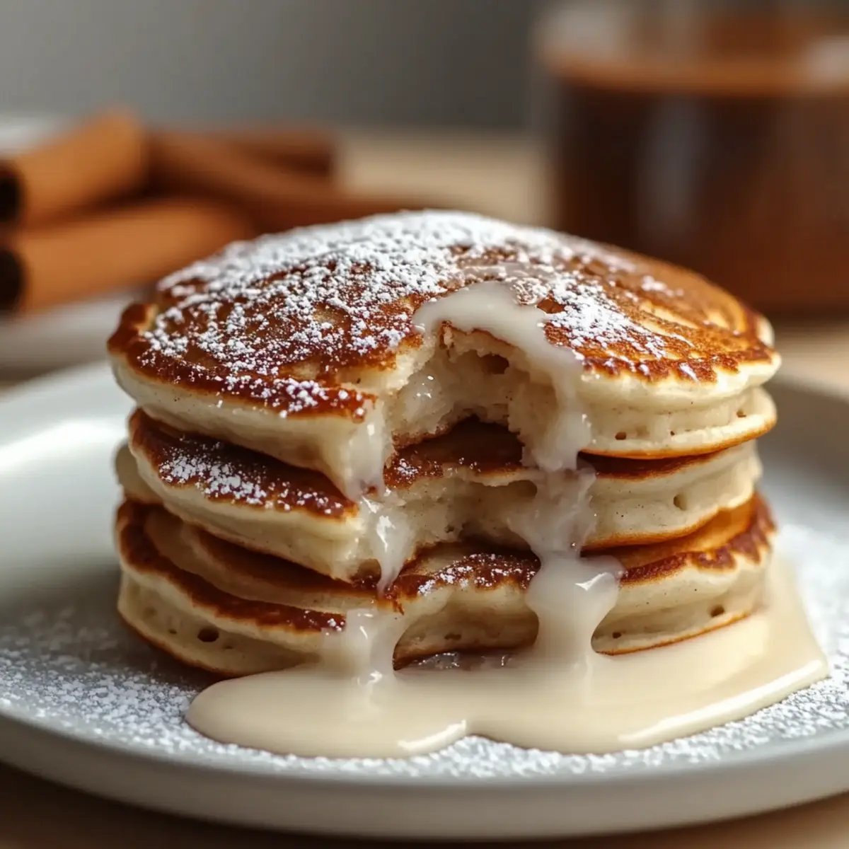 Cinnamon Roll Pancakes Recipe