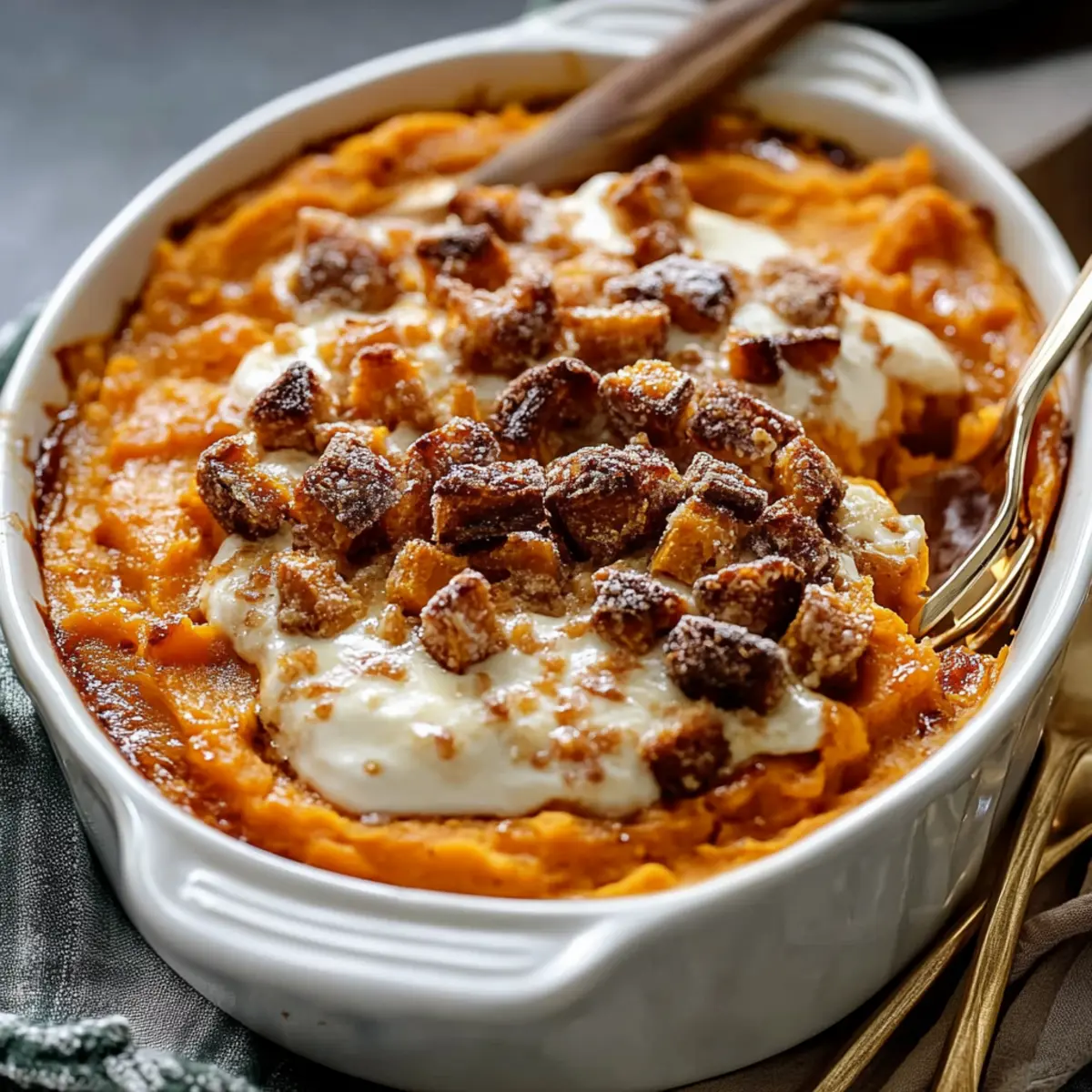 Southern Maple Sweet Potato Casserole