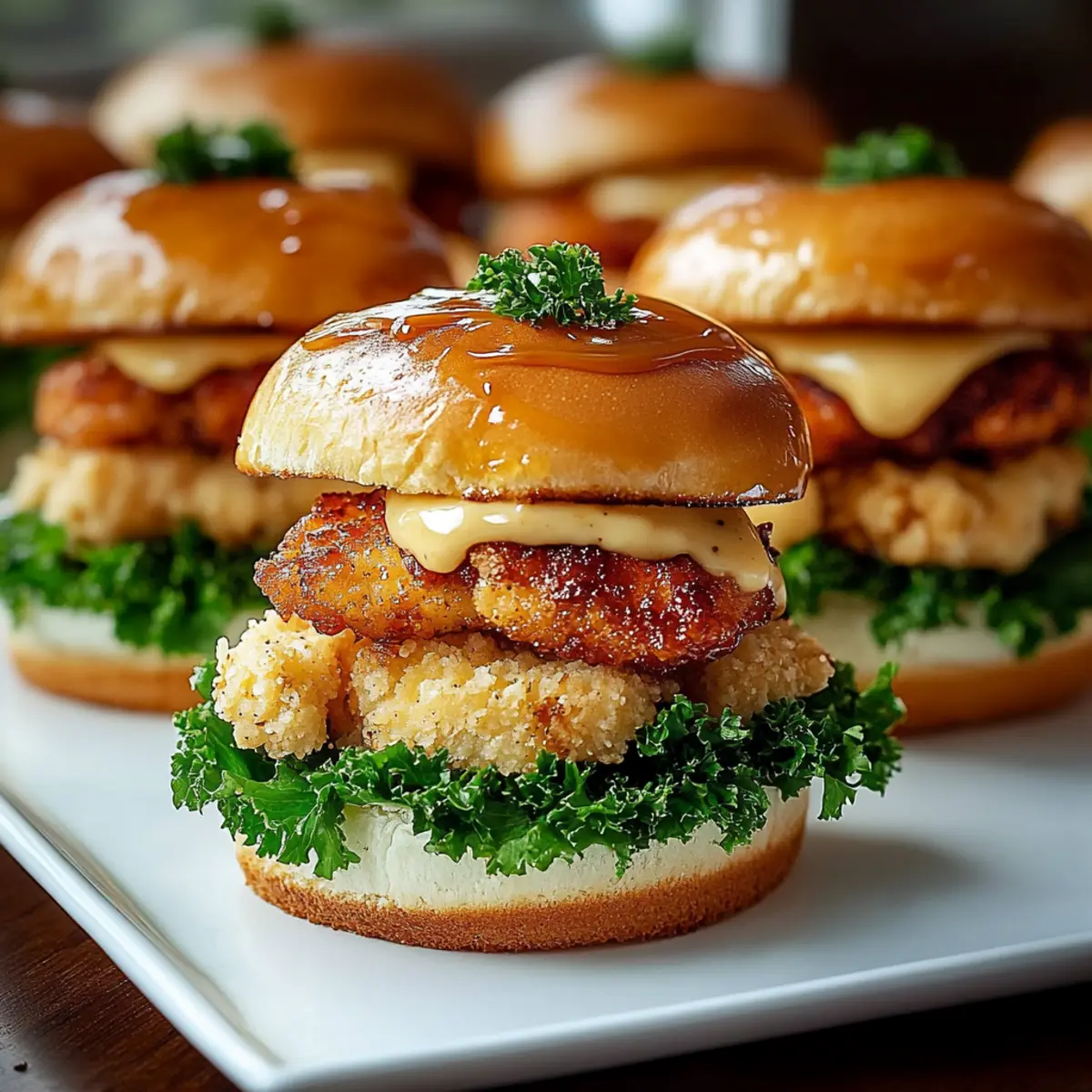 Honey Mustard Chicken Sliders