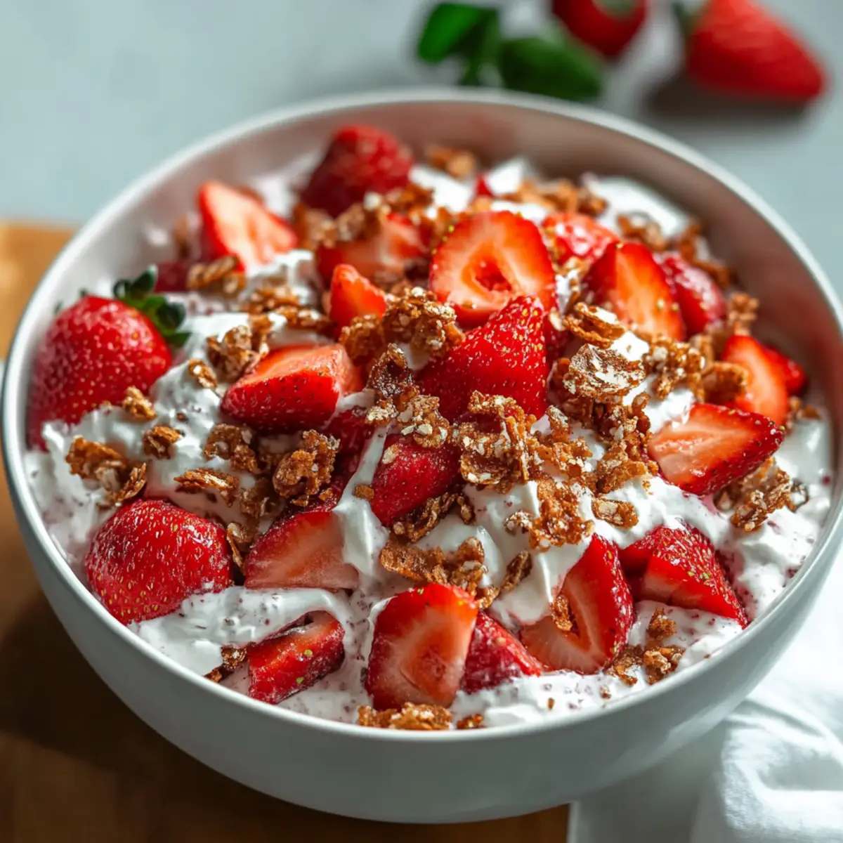 Strawberry Crackle Salad